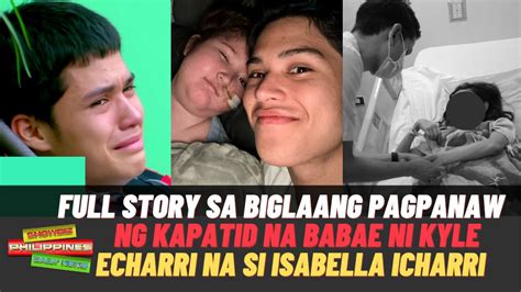 boso sa kapatid|After one year: Kyle Echarri durog pa rin puso sa kapatid na .